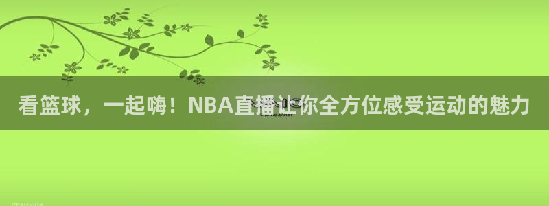 看篮球，一起嗨！NBA直播让你全方位感受运动的魅力